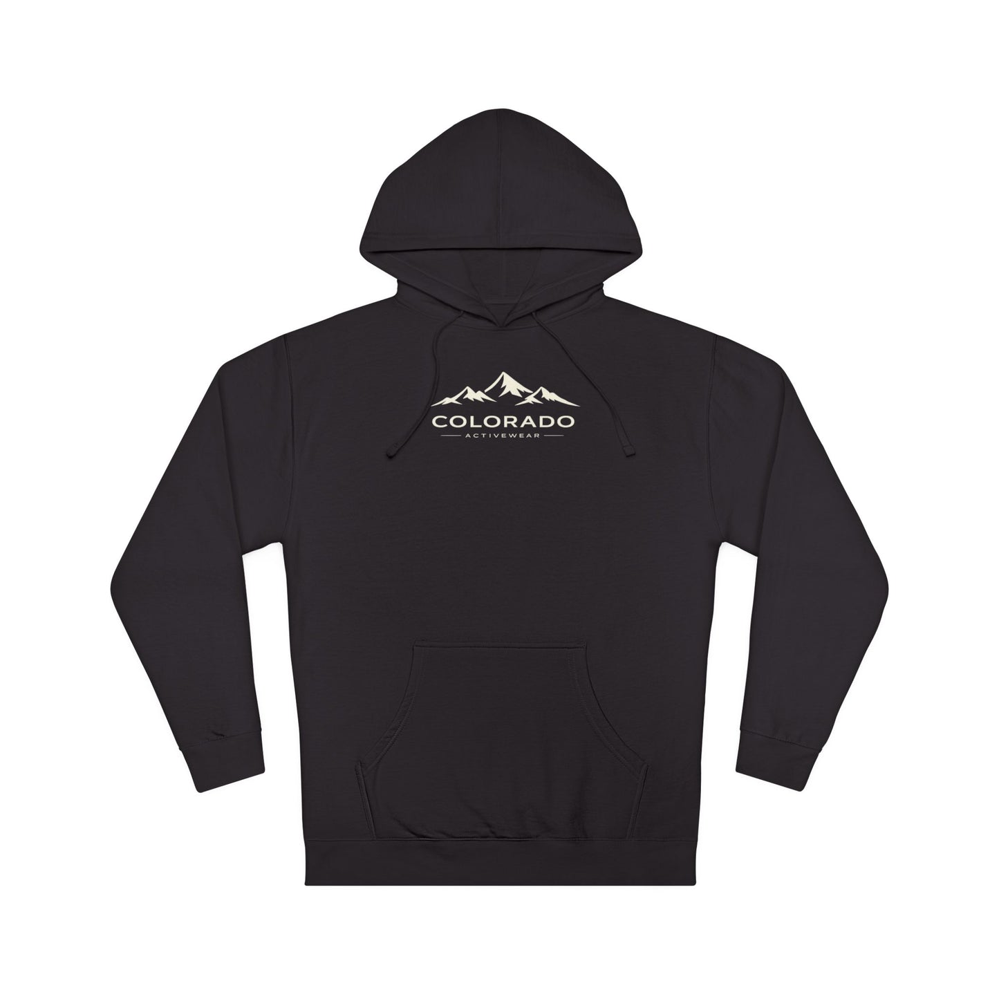 Colorado Mountain Hoodie — Retro Peaks Logo Pullover
